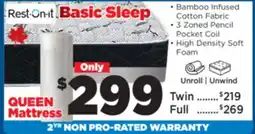 Surplus Furniture Basic Sleep Queen Mattress offer