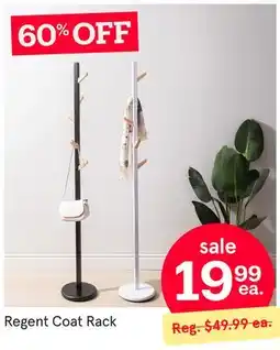 Kitchen Stuff Plus Regent Coat Rack offer