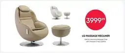 Meubles RD LG MASSAGE RECLINER offer