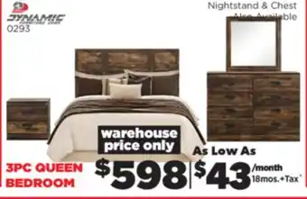 Surplus Furniture Montana 3-Piece Queen Bedroom Set offer