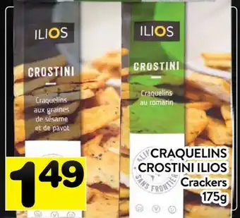 Supermarché PA CRAQUELINS CROSTINI ILIOS | Crackers offer