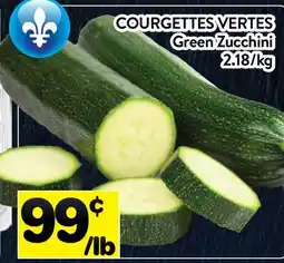 Supermarché PA COURGETTES VERTES | Green Zucchini offer