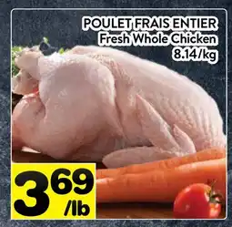 Supermarché PA POULET FRAIS ENTIER | Fresh Whole Chicken offer