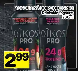 Supermarché PA YOGOURTS À BOIRE OIKOS PRO | Drinkable Yogourts offer