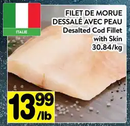 Supermarché PA FILET DE MORUE DESSALÉ AVEC PEAU | Desalted Cod Fillet with Skin offer