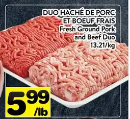 Supermarché PA DUO HACHÉ DE PORC ET BOEUF FRAIS | Fresh Ground Pork and Beef Duo offer