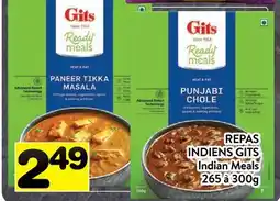 Supermarché PA REPAS INDIENS GITS | Indian Meals offer