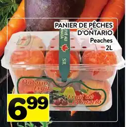 Supermarché PA PANIER DE PÊCHES D'ONTARIO | Peaches offer