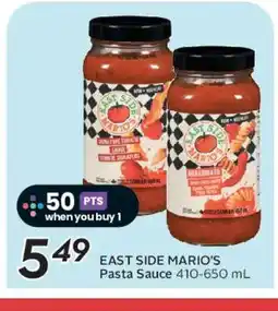 Safeway EAST SIDE MARIO'S Pasta Sauce offer
