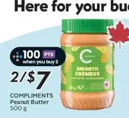 Safeway COMPLIMENTS Peanut Butter offer