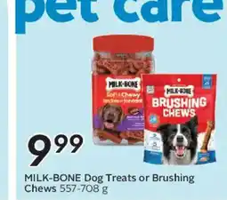 Safeway MILK-BONE Dog Treats or Brushing Chews offer