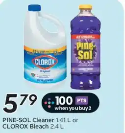 Safeway PINE-SOL Cleaner or CLOROX Bleach offer