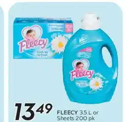 Safeway FLEECY or Sheets offer