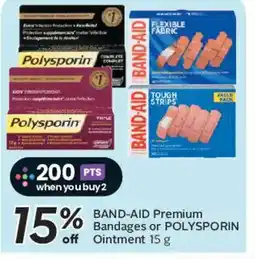 Safeway BAND-AID Premium Bandages or POLYSPORIN off Ointment offer