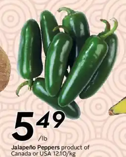 Safeway Jalapeño Peppers product of Canada offer