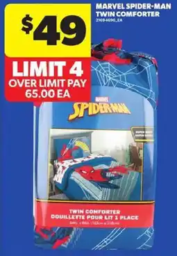 Atlantic Superstore Marvel spider-man twin comforter offer