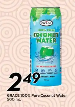 Safeway GRACE 100% Pure Coconut Water offer