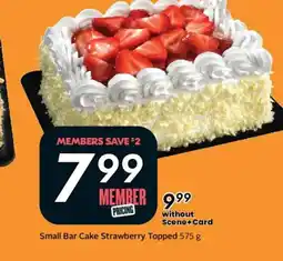Safeway Small Bar Cake Strawberry Topped offer