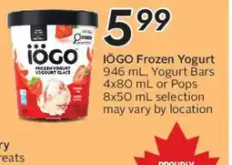 Safeway IÖGO Frozen Yogurt offer