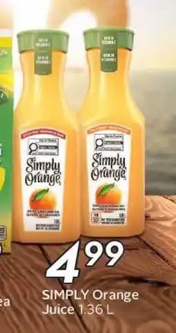 Safeway SIMPLY Orange Juice offer