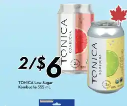 Safeway TONICA Low Sugar Kombucha offer
