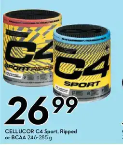 Safeway CELLUCOR C4 Sport, Ripped or BCAA offer