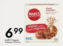 Safeway MARY'S Organic Crackers offer
