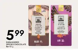 Safeway ENDANGERED SPECIES CHOCOLATE Bar offer