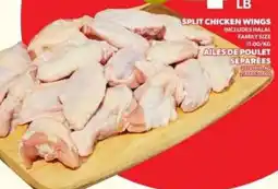 Independent Grocer Split chicken wings offer