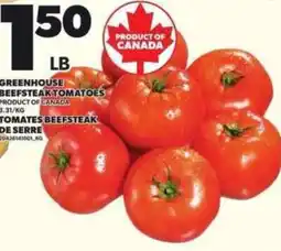Independent Grocer Greenhouse beefsteak tomatoes offer