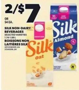 Independent Grocer Silk non-dairy beverages offer