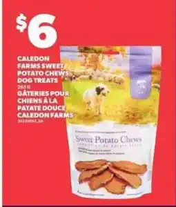 Independent Grocer Caledon farms sweet potato chews dog treats offer