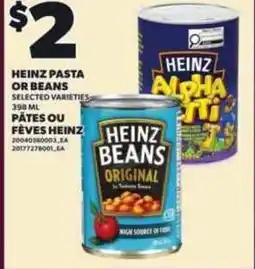 Independent Grocer Heinz pasta or beans offer