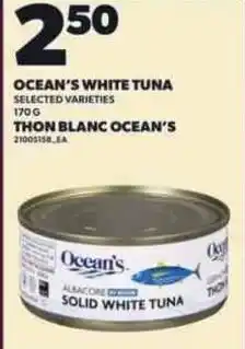 Independent Grocer Ocean's white tuna offer