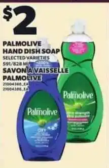 Independent Grocer Palmolive hand dish soap offer