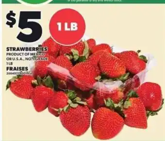 Independent Grocer Strawberries offer