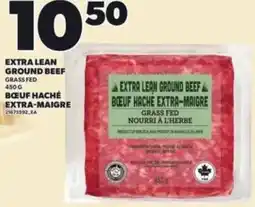 Independent Grocer Extra lean ground beef offer