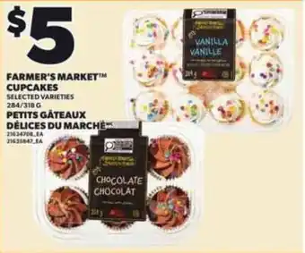 Independent Grocer Farmer's market cupcakes offer