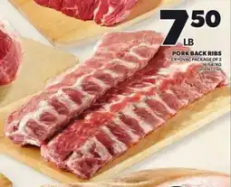 Independent Grocer Pork back ribs offer