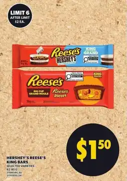 Independent Grocer Hershey's reese's king bars offer