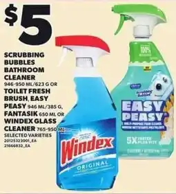 Independent Grocer Scrubbing bubbles bathroom cleaner offer