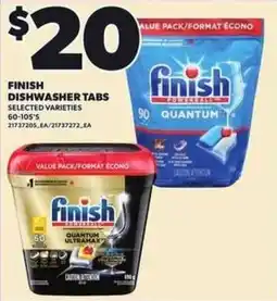 Independent Grocer Finish dishwasher tabs offer