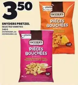 Independent Grocer Snyders pretzel offer