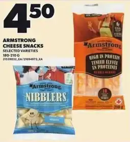 Independent Grocer Armstrong cheese snacks offer