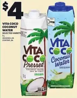 Independent Grocer Vita coco coconut water offer
