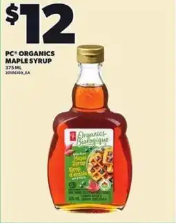 Independent Grocer Pc organics maple syrup offer