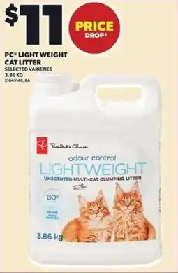 Independent Grocer Pc light weight cat litter offer