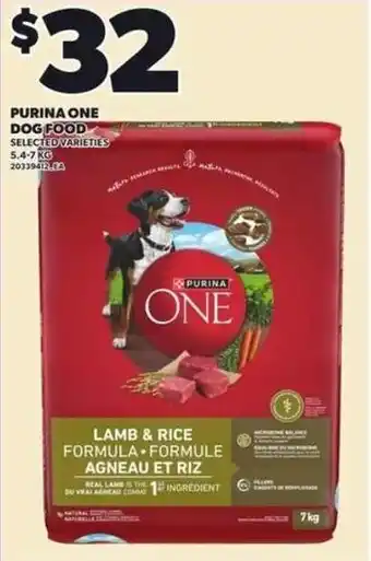 Independent Grocer Purina one dog food offer