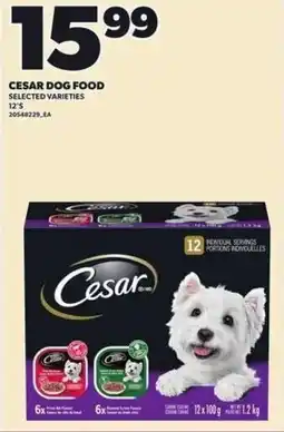 Independent Grocer Cesar dog food offer