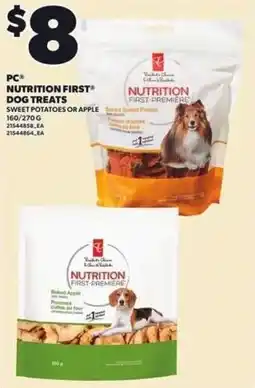 Independent Grocer Pc nutrition first dog treats offer